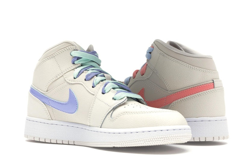 Jordan 1 Mid Multi-Color Swoosh Phantom (GS)