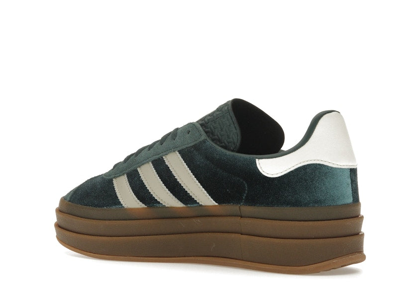adidas Gazelle Bold Mineral Green Velvet (Women's)