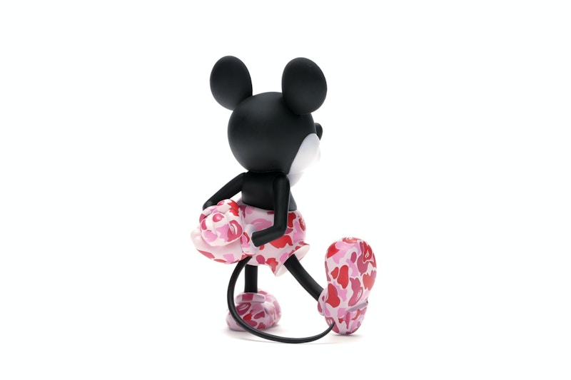 BAPE x Mickey Mouse 90th Anniverary Figure Red Camo