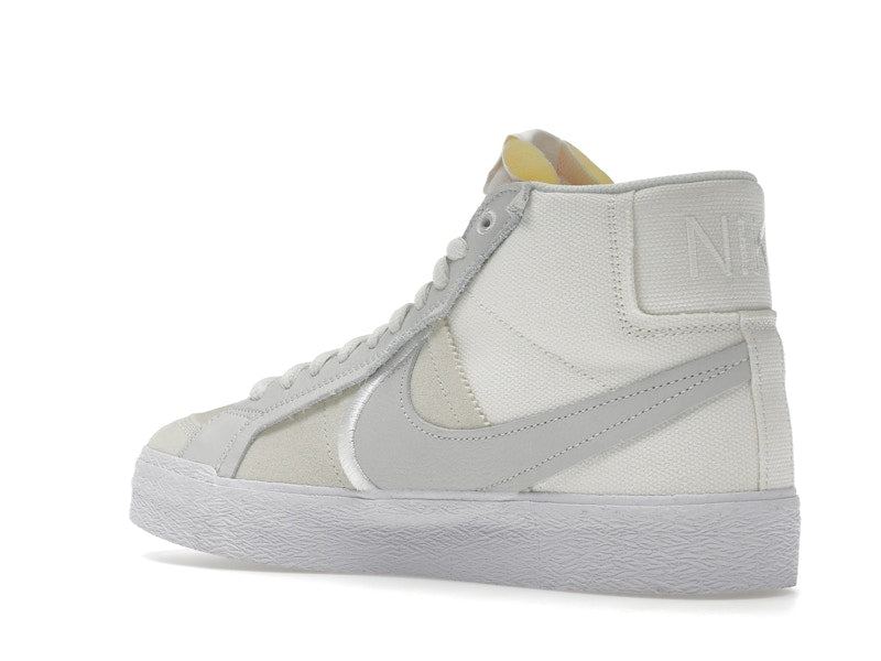 Nike SB Blazer Mid Warning Label Summit White