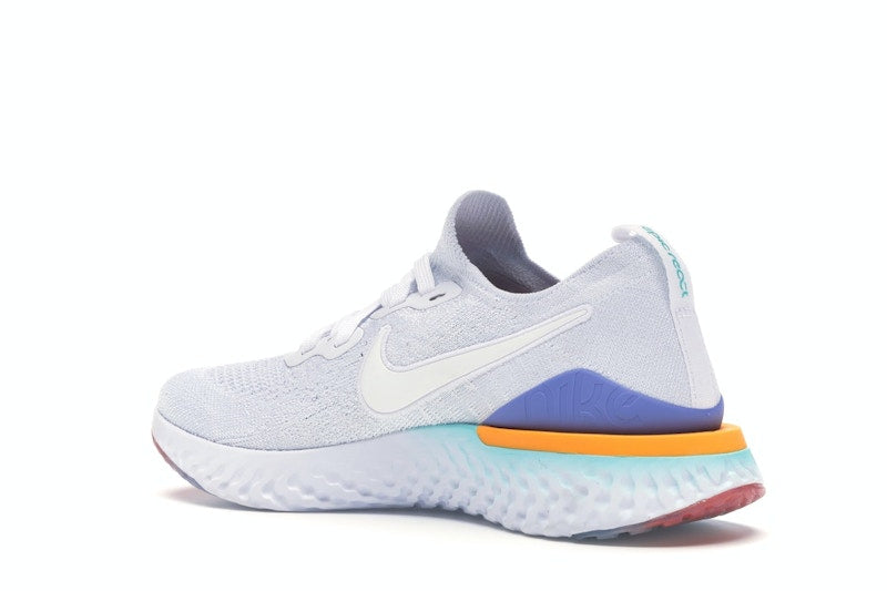 Nike Epic React Flyknit 2 White Hyper Jade Ember Glow (Women's)