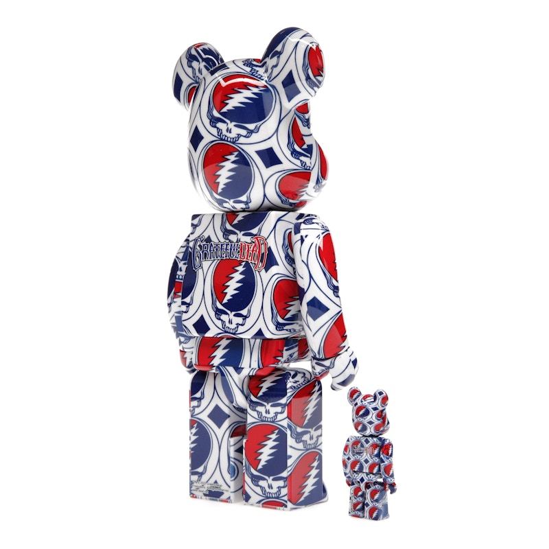 Bearbrick x Grateful Dead (Steal Your Face) 100% & 400% Set