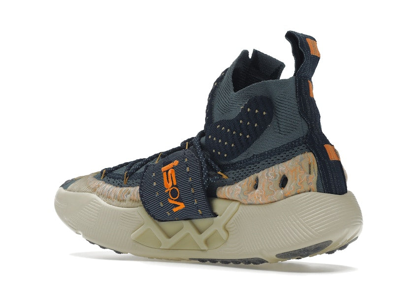 Nike ISPA Sense Flyknit Mineral Slate Magma Orange