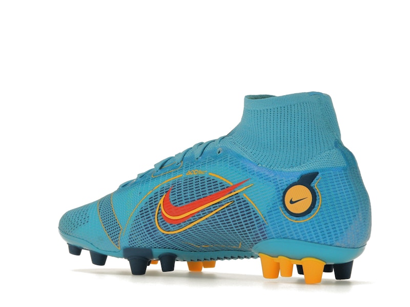 Nike Mercurial Superfly 8 Elite AG Chlorine Blue Laser Orange