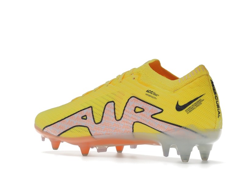 Nike Zoom Mercurial Vapor 15 Elite SG-Pro Anti-Clog Traction Yellow Strike Sunset Glow