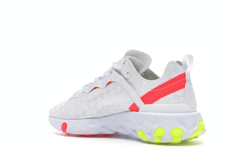 Nike React Element 55 White Crimson Volt