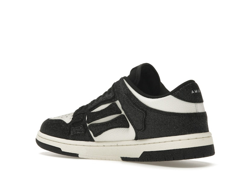 AMIRI Skel Top Low Shimmer Black White