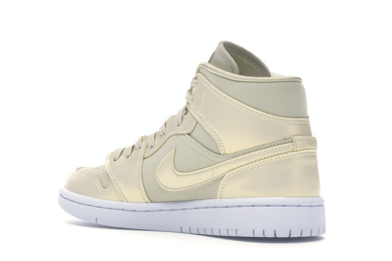Jordan 1 Mid Goose Feather Yellow (Women's)