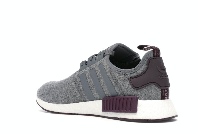 adidas NMD R1 Wool Grey Four Maroon