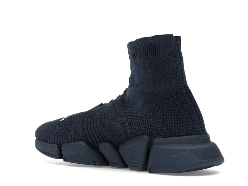 Balenciaga Speed 2.0 Lace Up Recycled Dark Blue