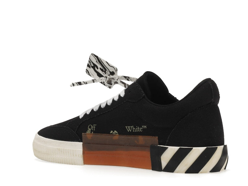OFF-WHITE Vulc Low Black Light Blue Arrow