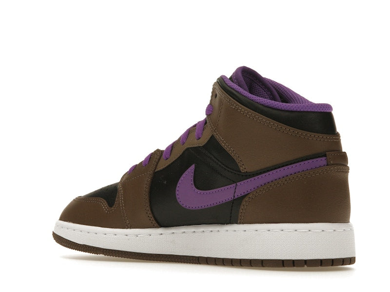 Jordan 1 Mid Purple Mocha (GS)