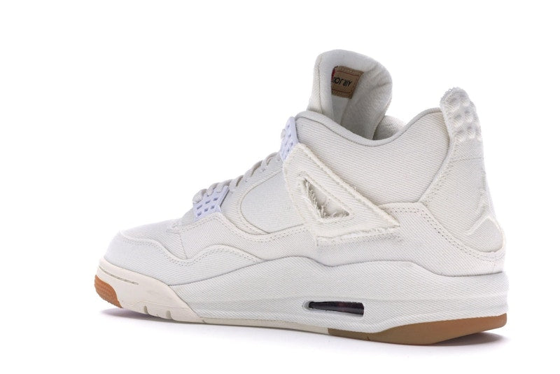 Jordan 4 Retro Levi's White (Blank Tag)