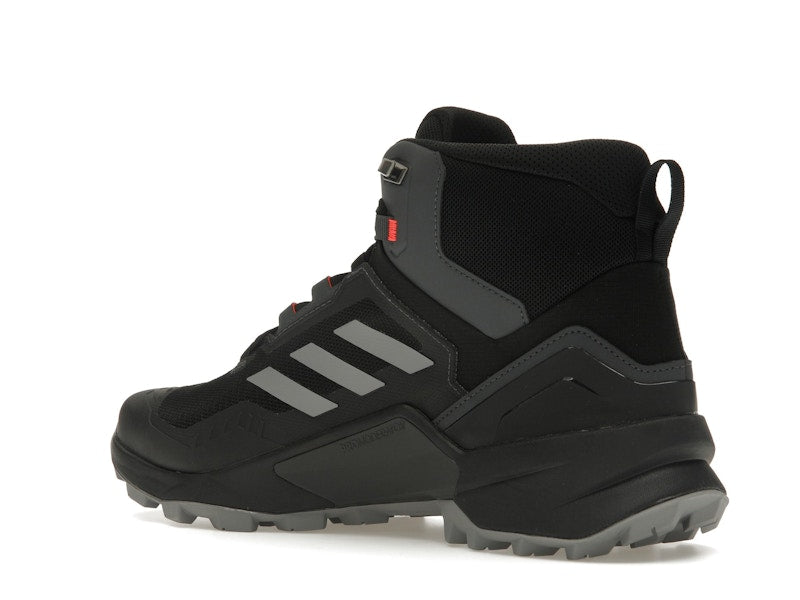 adidas Terrex Swift R3 Mid GTX Core Black Grey Solar Red
