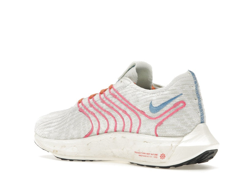 Nike Pegasus Turbo Next Nature White Pinksicle University Blue (Women's)