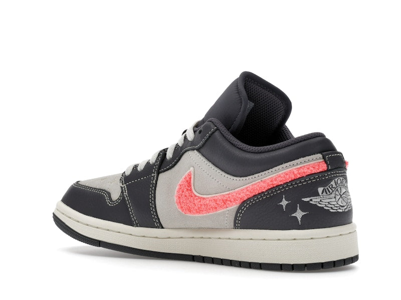 Jordan 1 Low Light Graphite Hot Punch (Women's)