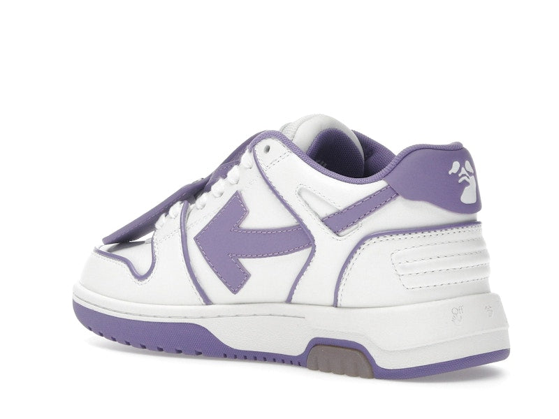 OFF-WHITE Out Of Office OOO Low Tops Outlined White Lilac Purple (Women's)