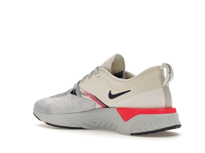 Nike Odyssey React 2 Flyknit White Blue Void Hyper Pink (Women's)