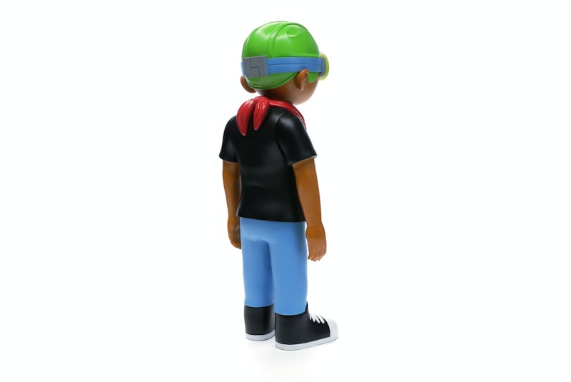 Hebru Brantley x Mindstyle Fly Boy Black Tee Vinyl Figure Multi