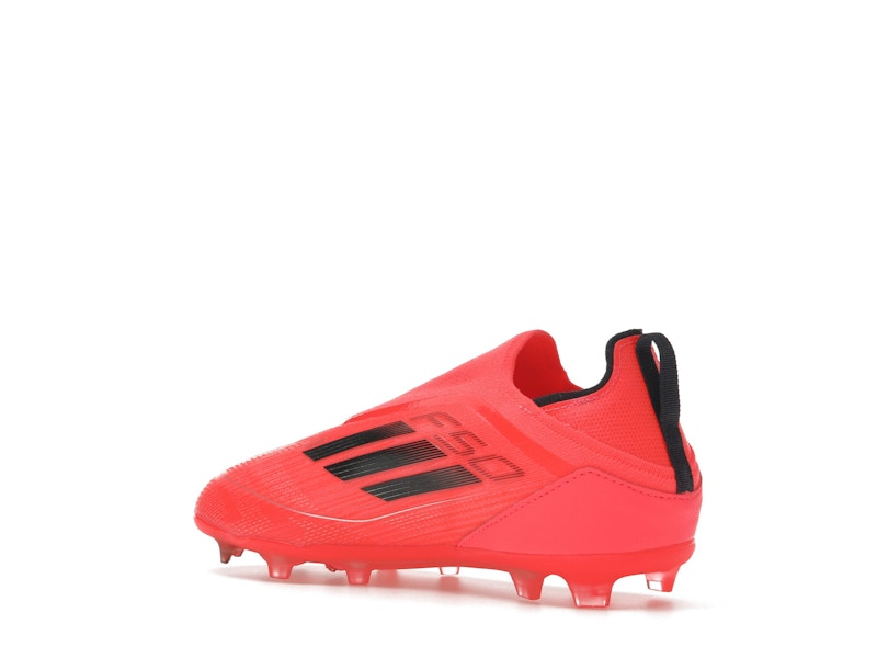 adidas F50 Pro Laceless FG Turbo Aurora Black Platinum Metallic (GS)