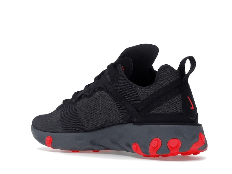 Nike React Element 55 Black Solar Red (Women's)