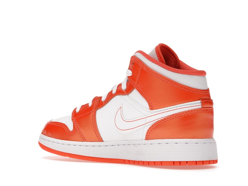 Jordan 1 Mid Metallic Orange (GS)