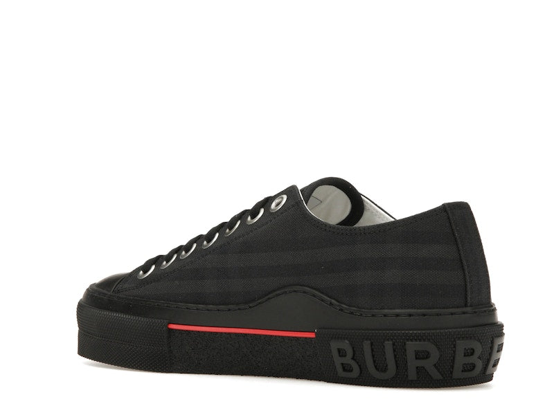 Burberry Vintage Check Canvas Low-Top Sneaker Dark Charcoal