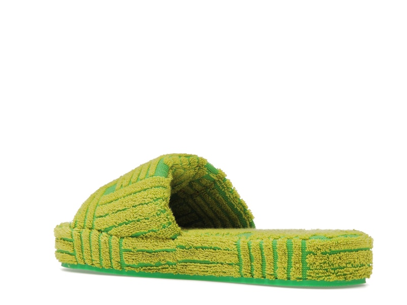 Bottega Veneta Resort Geometric Sandal Parakeet Kiwi