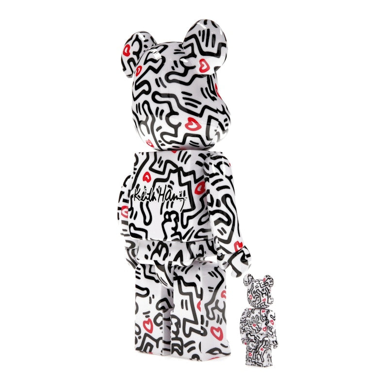 Bearbrick Keith Haring #8 100% & 400% Set
