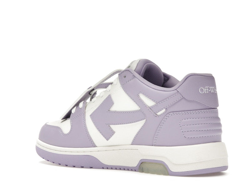 OFF-WHITE Out Of Office Calf Leather White Lilac