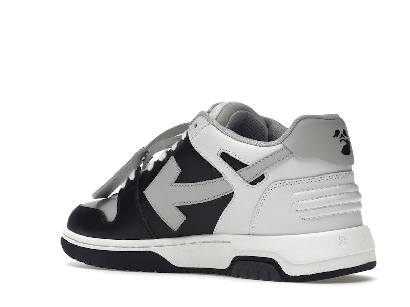 OFF-WHITE Out Of Office OOO Low Tops Light Grey Black