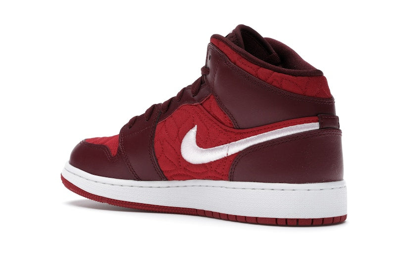Jordan 1 Mid SE Red Quilt (GS)