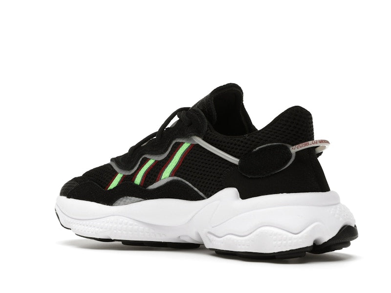 adidas Ozweego Core Black Solar Green (GS)