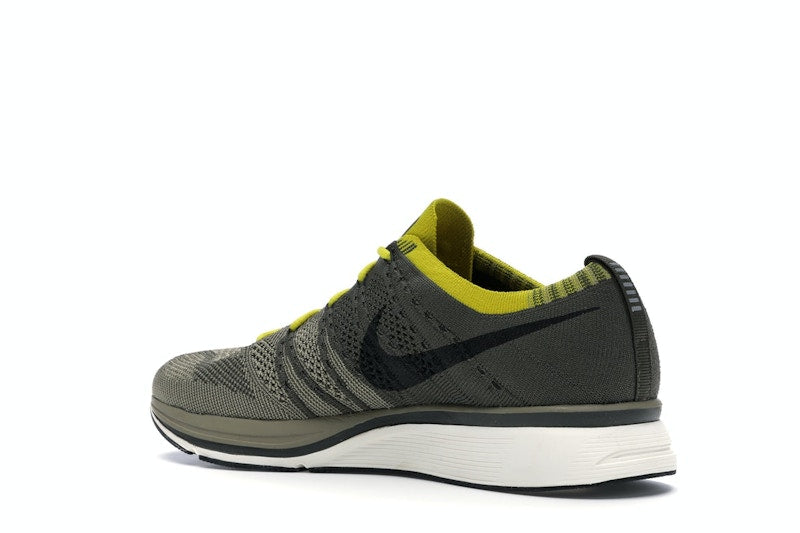 Nike Flyknit Trainer Cargo Khaki Bright Citron