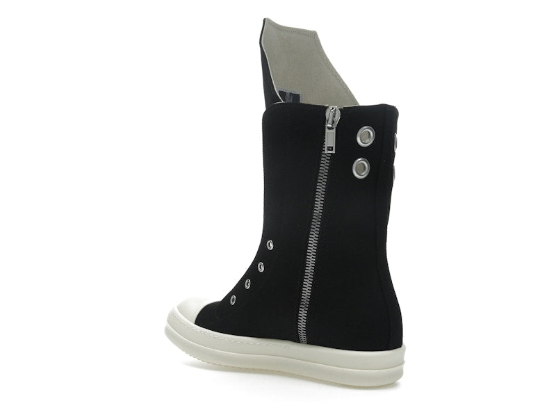 Rick Owens Hollywood DRKSHDW Boot Sneaks Black Milk