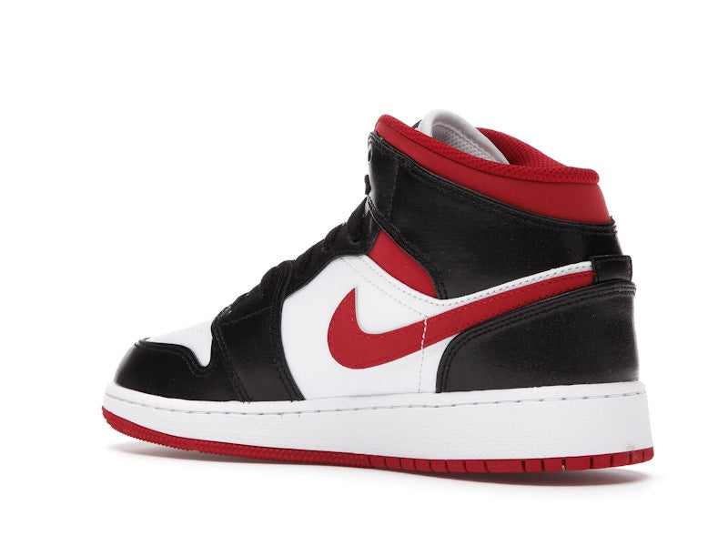 Jordan 1 Mid Gym Red Black White (GS)