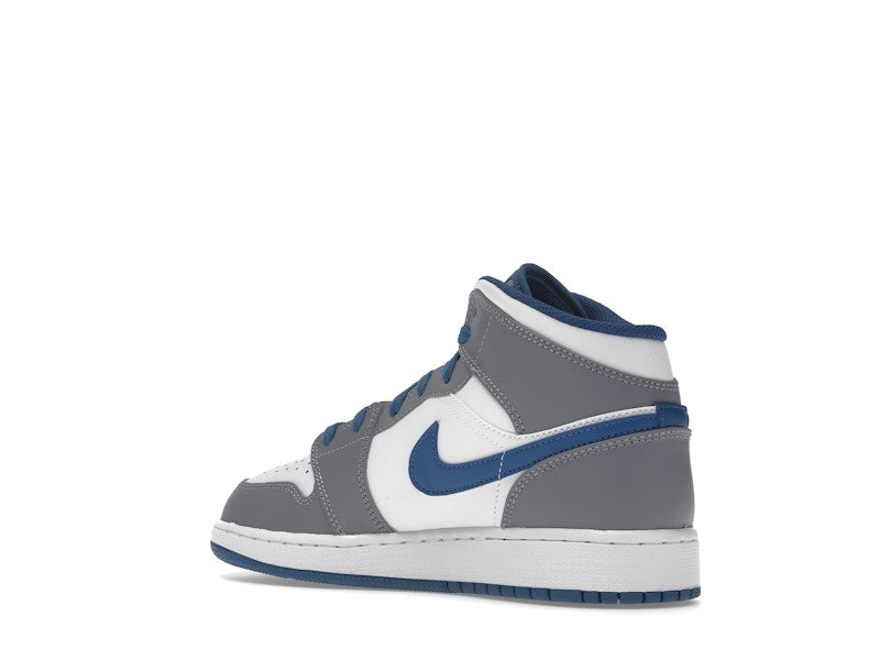 Jordan 1 Mid True Blue Cement (GS)