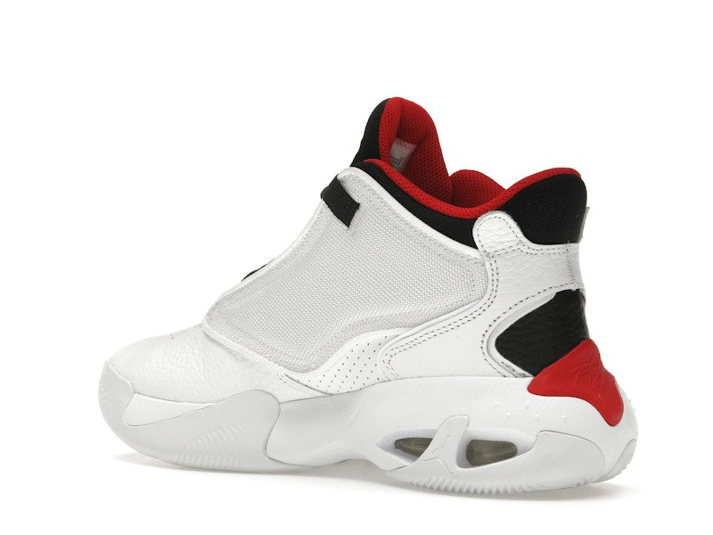Jordan Max Aura 4 White Black University Red