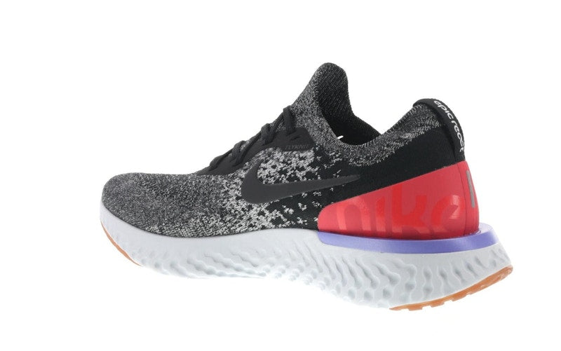 Nike Epic React Flyknit Black Red Orbit