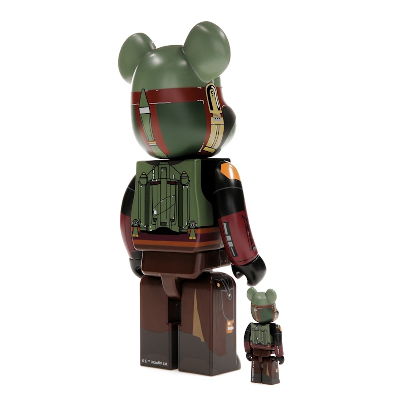 Bearbrick x Star Wars Boba Fett (Recovered Armor) 100% & 400% Set