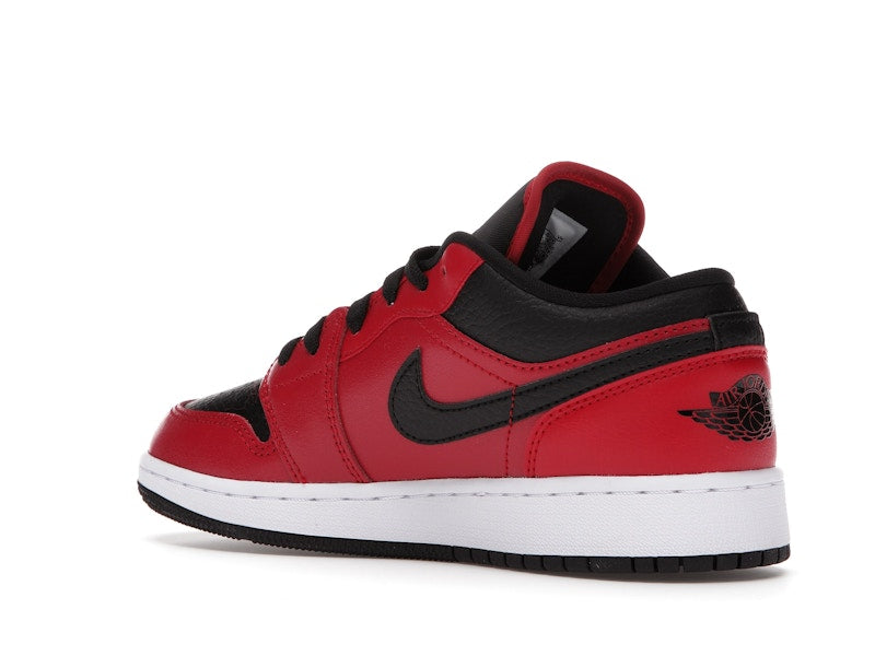 Jordan 1 Low Gym Red Black Pebbled (GS)
