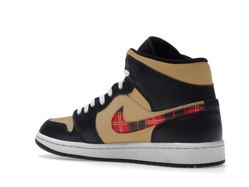 Air Jordan 1 Mid Tartan Swoosh