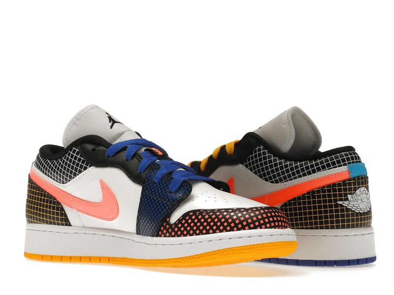 Jordan 1 Low MMD Multi-Color Grid (GS)