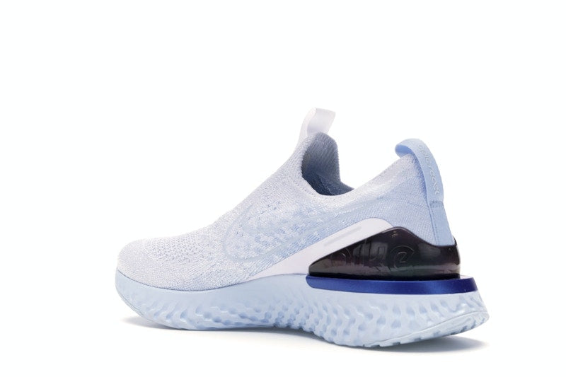 Nike Epic Phantom React Flyknit White Hydrogen Blue (Women's)