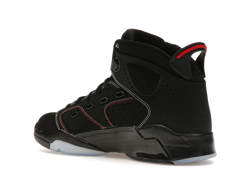 Jordan 6-17-23 Black White Red Contrast Stitching