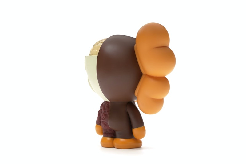 KAWS Bape Dissected Baby Milo Vinyl Figure Brown