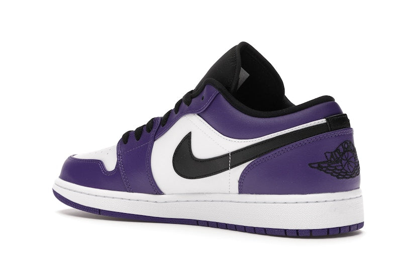 Jordan 1 Low Court Purple White