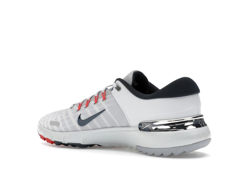 Nike Free Golf Pure Platinum Light Crimson Wolf Grey Armory Navy
