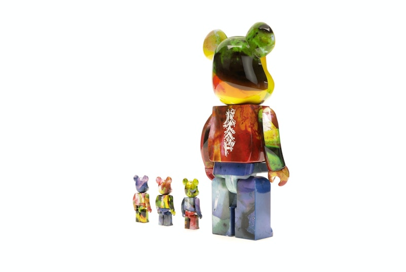 Bearbrick Pushead 4 pc Set 100% & 400% Set Multi