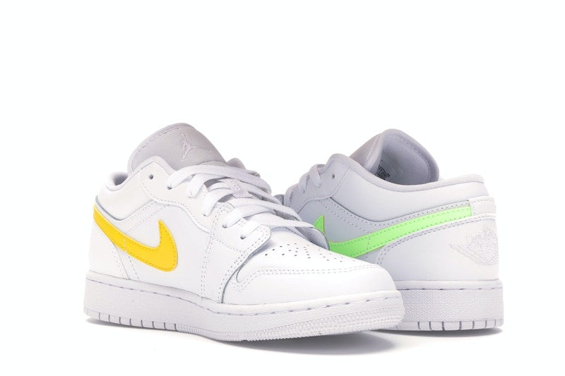 Jordan 1 Low White Neon (GS)